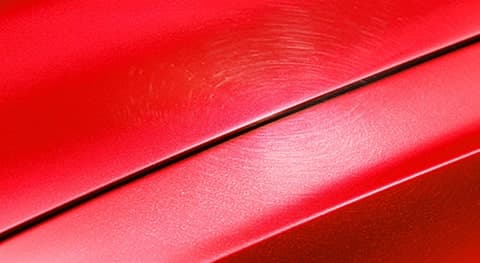 **Heavy swirls and some deep scratches**